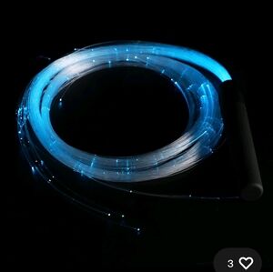 LED Fiber Optic Whip Dance 6ft 7 Colors 22 Rainbow Lights Effect Modes